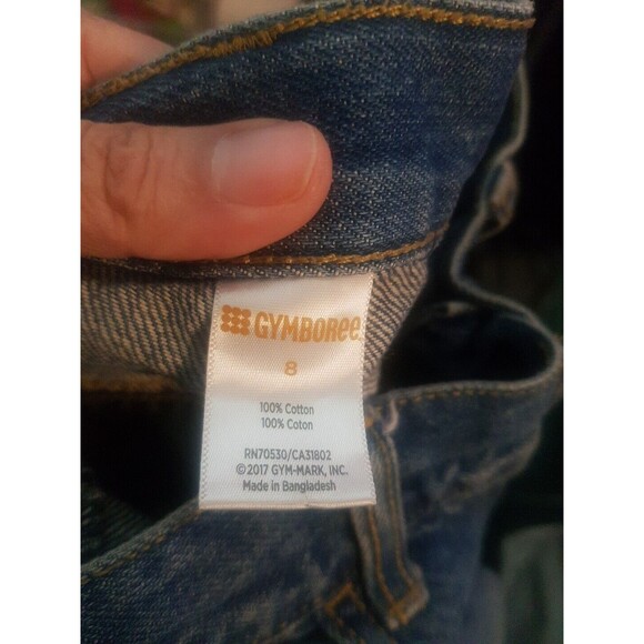 Gymboree Jeans Boys Size 8 Light Wash Denim Back To School Straight Leg Cotton - Picture 9 of 9